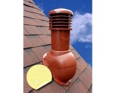 Неизолированный вентиляционный выход Wirplast K-52 D150 мм/Н500 мм для мягкой кровли Неизолированный вентиляционный выход Wirplast K-52 D150 мм/Н500 мм для мягкой кровли