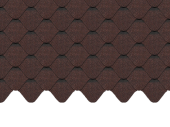 Гибкая черепица "Ницца Какао"