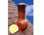 Утепленный вентиляционный выход Wirplast K-54 D150 мм/Н500 мм для мягкой черепицы Утепленный вентиляционный выход Wirplast K-54 D150 мм/Н500 мм для мягкой черепицы