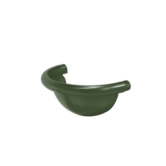 Заглушка желоба универсальная полукруглая Заглушка желоба универсальная полукруглая