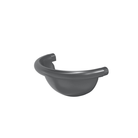 Заглушка желоба универсальная полукруглая Заглушка желоба универсальная полукруглая