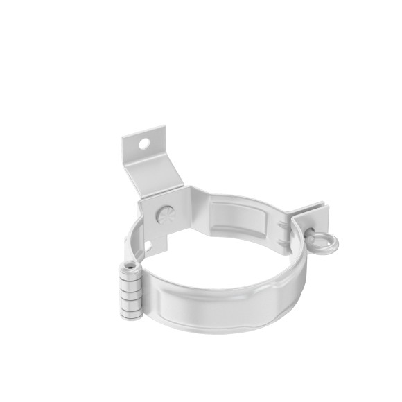 Декоративный хомут трубы под дерево