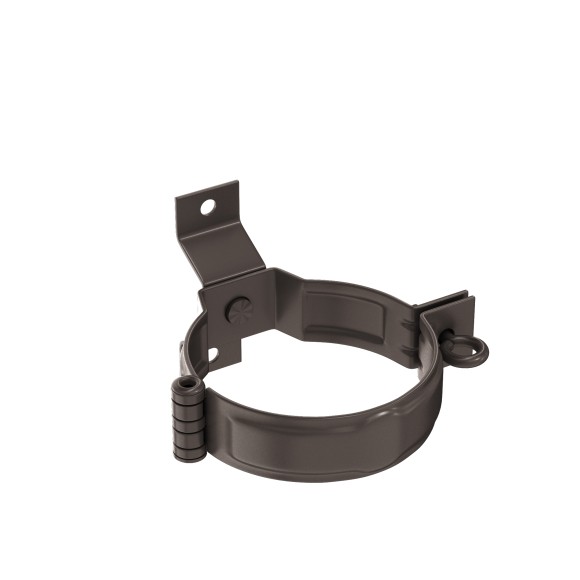 Декоративный хомут трубы под дерево