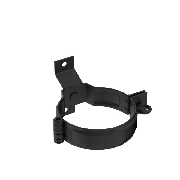 Декоративный хомут трубы под дерево