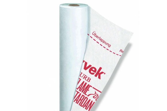 Гидро-, ветроизоляционная мембрана Tyvek FireCurb Housewrap (75 м.кв.)