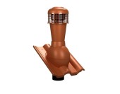 К-62 Вентиляционный выход с электровентилятором 305 кб.м./ч. для кровли Браас НЕИЗОЛИРОВАННЫЙ D110 мм H500 мм К-62 Вентиляционный выход с электровентилятором 305 кб.м./ч. для кровли Браас НЕИЗОЛИРОВАННЫЙ D110 мм H500 мм