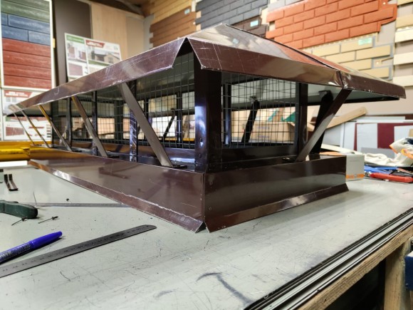 Дымник графит/вишневый/коричневый