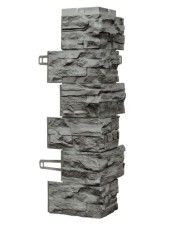 Угол фасадной панели "Камень Квебек" Угол фасадной панели "Камень Квебек"