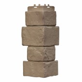 Угол фасадная панель "Крупный Камень Какао" Угол фасадная панель "Крупный Камень Какао"