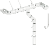 Водосточная система Дёке в сборе