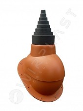 Антенный выход Wirplast РА-23 для мягкой кровли, профнастила и фальца Антенный выход Wirplast РА-23 для мягкой кровли, профнастила и фальца