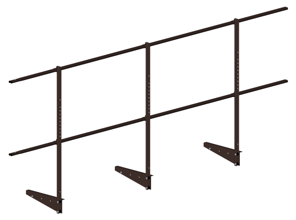 Перила к кровельному мостику "Elite" H-1200 Перила к кровельному мостику "Elite" H-1200