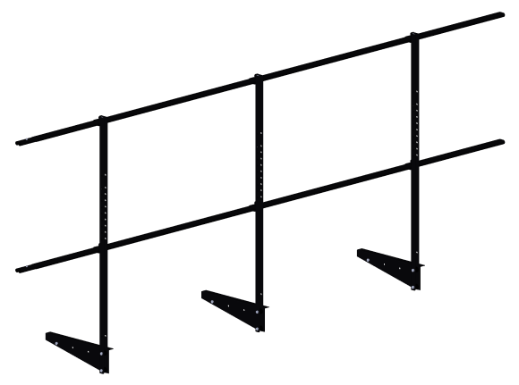 Перила к кровельному мостику "Elite" H-1200 Перила к кровельному мостику "Elite" H-1200