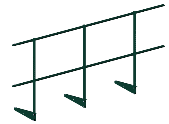 Перила к кровельному мостику "Prestige ZN" H-1200 Перила к кровельному мостику "Prestige ZN" H-1200