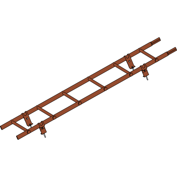 Кровельная лестница "Elite 400/1,8м" Кровельная лестница "Elite 400/1,8м"