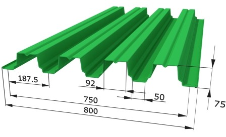 Профлист Н-75 Профлист Н-75