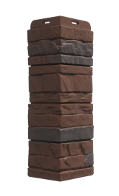 Угол фасадной панели "Stein Темный-орех" Угол фасадной панели "Stein Темный-орех"