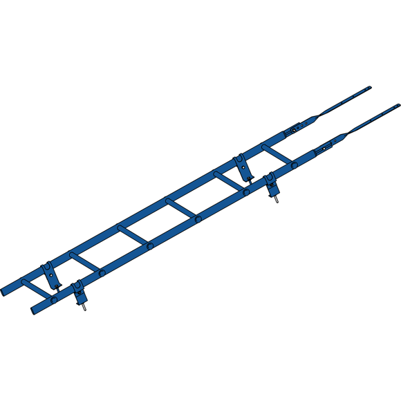 Кровельная лестница "Prestige 400 RAL 5005"