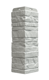 Угол фасадной панели "Stein Молочный" Угол фасадной панели "Stein Молочный"