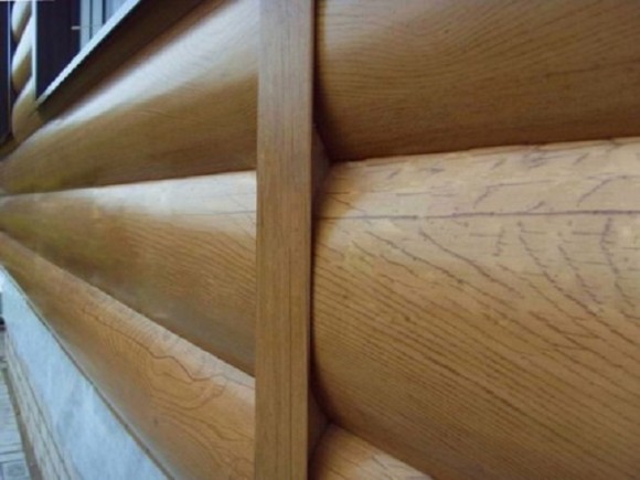 Металлический сайдинг двойной блокхаус Металлический сайдинг двойной блокхаус