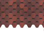 Гибкая черепица "Карат Красный" Гибкая черепица "Карат Красный"