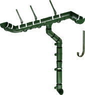 Водосточная система Дёке в сборе