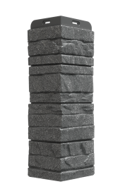 Угол фасадной панели "Stein Антрацит" Угол фасадной панели "Stein Антрацит"