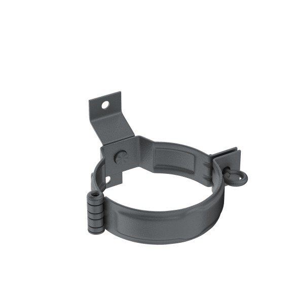 Декоративный хомут трубы под дерево