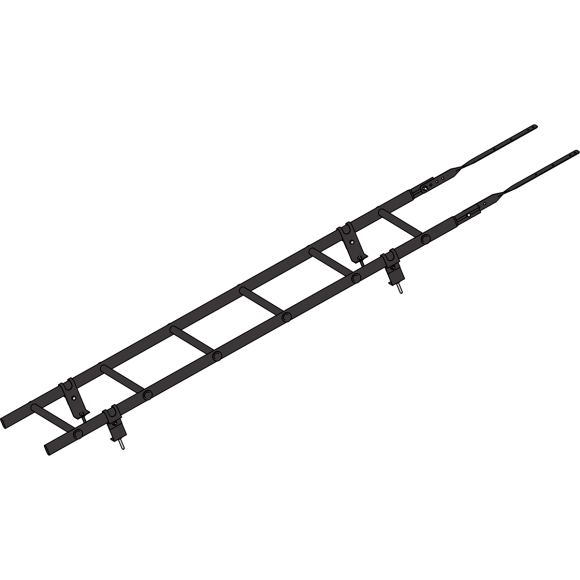 Кровельная лестница "Prestige 400 RAL 8019"
