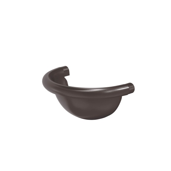 Заглушка желоба универсальная полукруглая Заглушка желоба универсальная полукруглая