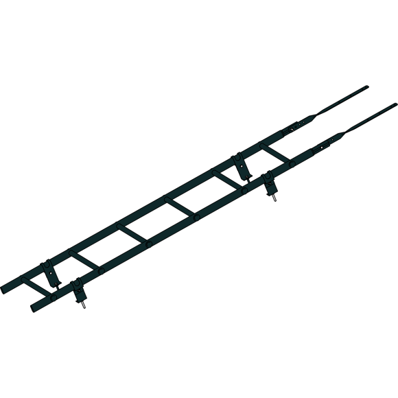 Кровельная лестница "Prestige 400 RAL 9005"