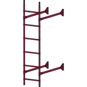 Стеновая лестница "Elite 400/1,8м"