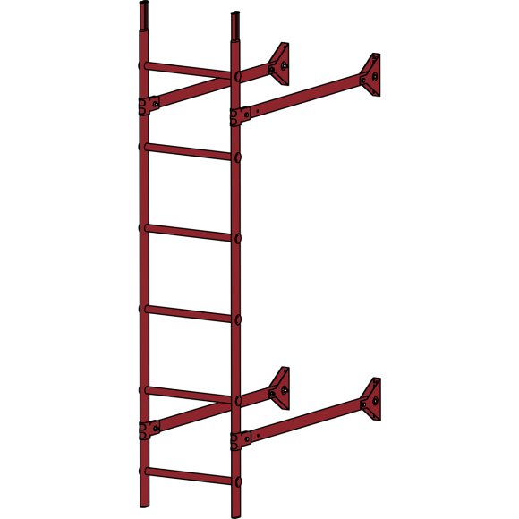 Стеновая лестница "Elite 400/1,8м" Стеновая лестница "Elite 400/1,8м"