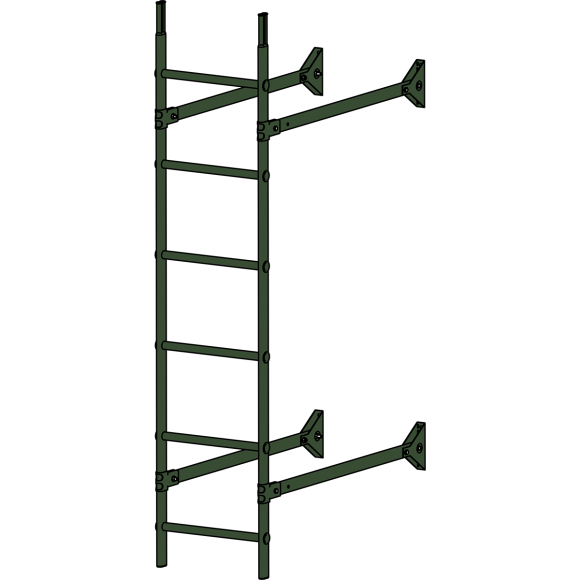 Стеновая лестница "Elite 400/1,8м" Стеновая лестница "Elite 400/1,8м"