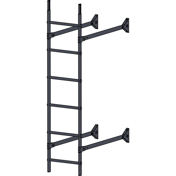 Стеновая лестница "Elite 400/1,8м" Стеновая лестница "Elite 400/1,8м"