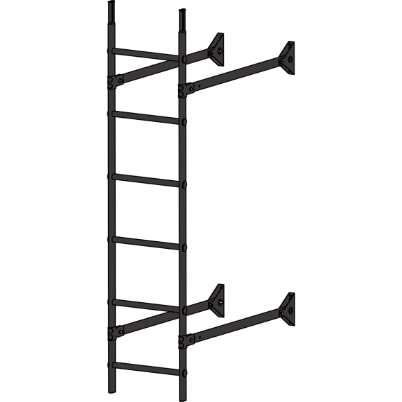 Стеновая лестница "Elite 400/1,8м" Стеновая лестница "Elite 400/1,8м"