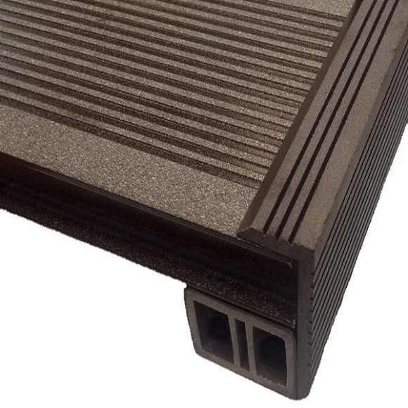 Уголок из ДПК декоративный Wooden Deck Коричневый 4000х70х35 мм