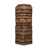 Угол фасадной панели "Rocky Кедровый орех" Угол фасадной панели "Rocky Кедровый орех"