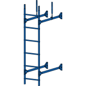 Лестница стеновая "Prestige 400 RAL 5005" Лестница стеновая "Prestige 400 RAL 5005"