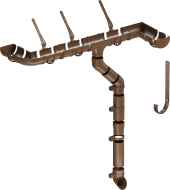 Водосточная система Дёке в сборе