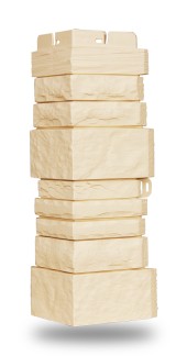 Угол фасадной панели "Сланец Бежевый" Угол фасадной панели "Сланец Бежевый"