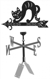 Флюгер "Кошка"