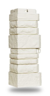 Угол фасадной панели "Сланец Молочный" Угол фасадной панели "Сланец Молочный"