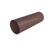 ТРУБА ВОДОСТОЧНАЯ ПВХ, КОРИЧНЕВЫЙ «ЭЛИТ»