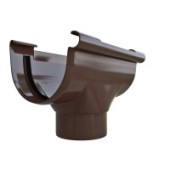 ВОРОНКА ВОДОСТОЧНАЯ ПВХ, КОРИЧНЕВЫЙ «ЭЛИТ»