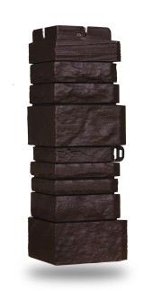 Угол фасадной панели "Сланец Коричневый" Угол фасадной панели "Сланец Коричневый"