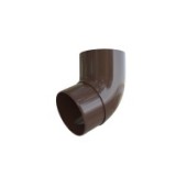 КОЛЕНО 67° ПВХ, КОРИЧНЕВЫЙ «ЭЛИТ»