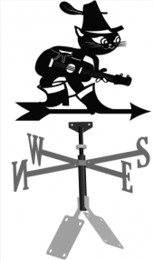 Флюгер "Кот в сапогах"