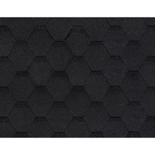 Однослойная черепица "Оптима Соната Черный" Однослойная черепица "Оптима Соната Черный"