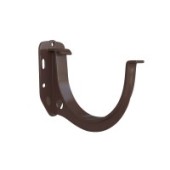 КРОНШТЕЙН ЖЕЛОБА ПВХ, КОРИЧНЕВЫЙ «ЭЛИТ»